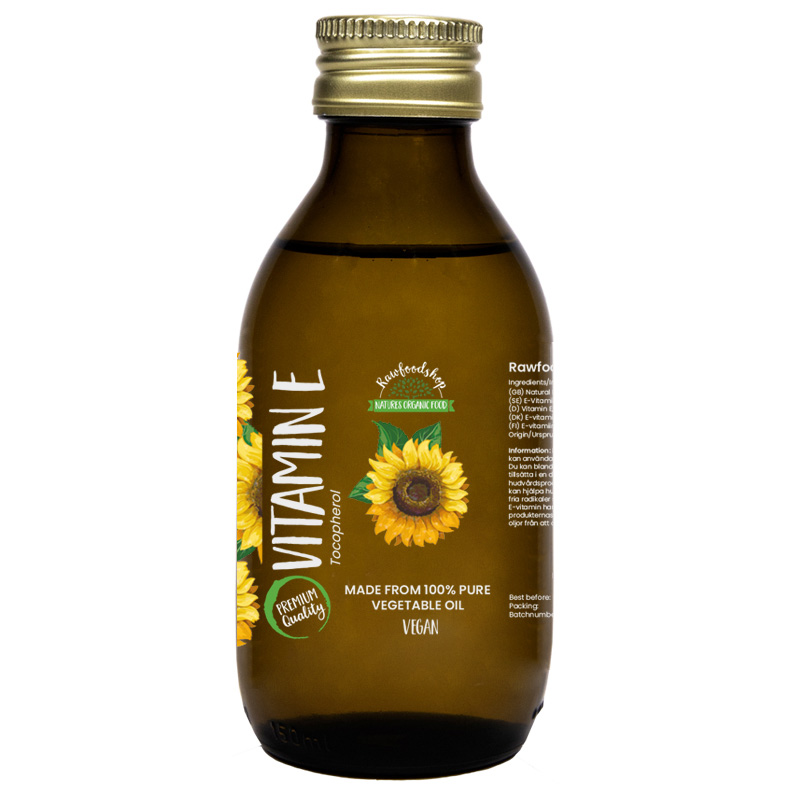 E-vitamin 100ml i gruppen Kropspleje / DIY Råvarer / Naturlige tilsætningsstoffer hos Rawfoodshop Scandinavia AB (MI0117-100)
