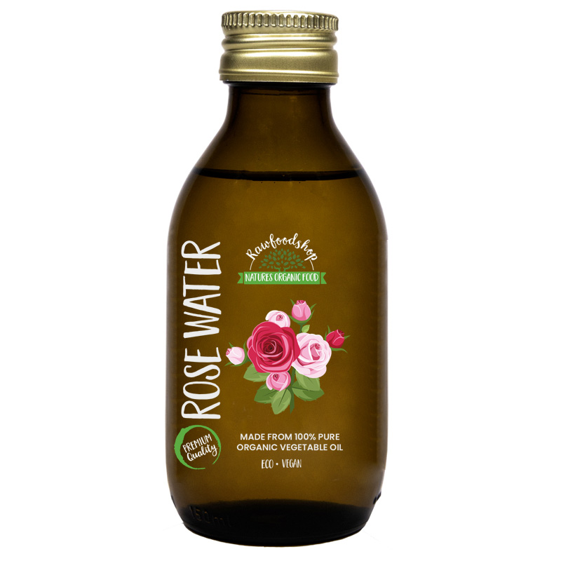 Rosevand ØKO 150ml i gruppen Kropspleje / Færdigvarer / Ansigtspleje hos Rawfoodshop Scandinavia AB (MI0141-150)
