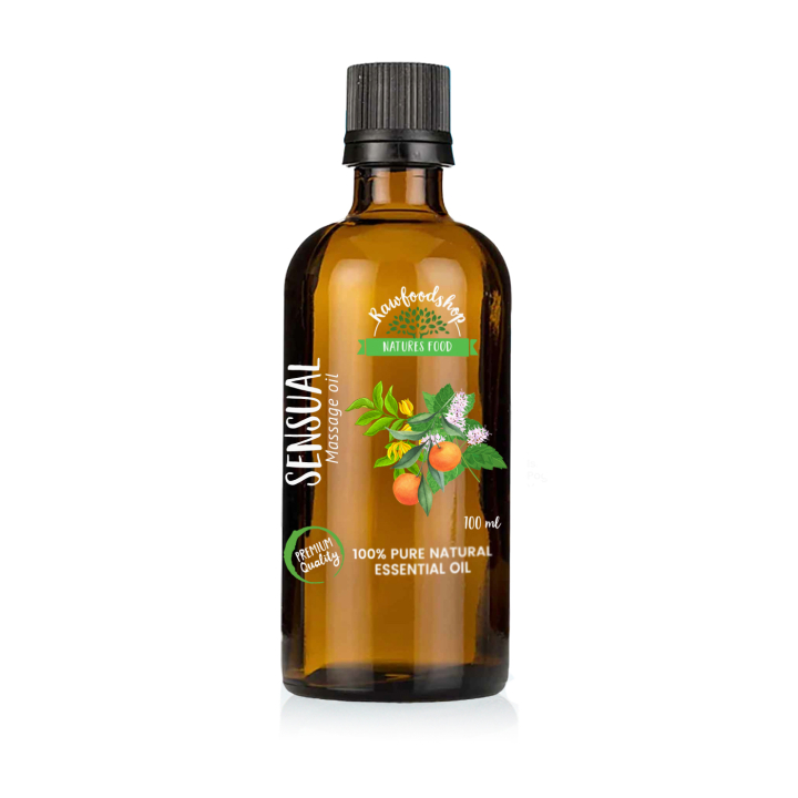 Sensual Massage Oil 100ml i gruppen Kropspleje / DIY Råvarer / Æteriske olier hos Rawfoodshop Scandinavia AB (MOLUL-02)