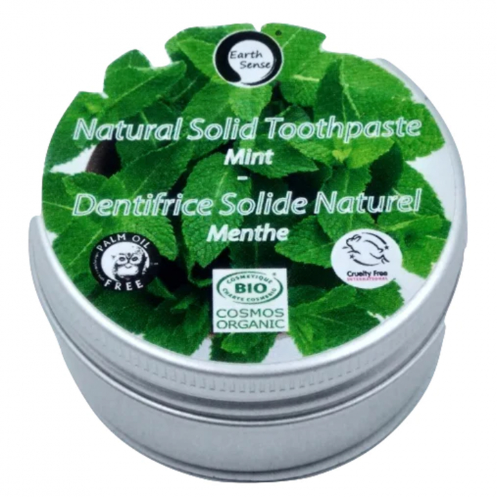 Natural Solid Toothpaste - Daily Use 40g i gruppen Kropspleje / Færdigvarer / Tandpleje hos Rawfoodshop Scandinavia AB (NST01)