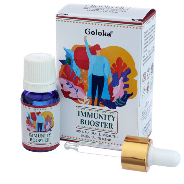 Goloka Blend Æterisk Olie Immunity Booster 10ml i gruppen Hud & Krop / Naturlig DIY / Æteriske olier hos Rawfoodshop Scandinavia AB (OILB07)