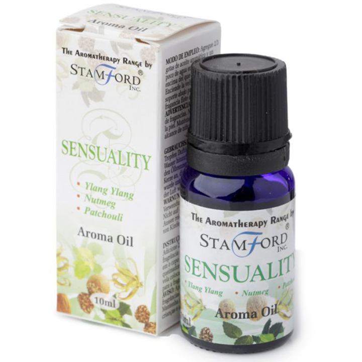 Aromaolie Sensuality 10ml i gruppen Hjem & Sjæl / Ritual & Ceremoni / Røgelse, Lys og Dufte hos Rawfoodshop Scandinavia AB (OILG39)