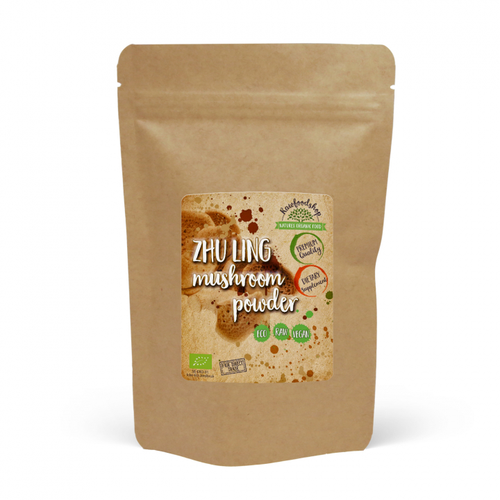 Zhu Ling Svampepulver ØKO 100g i gruppen Helse / Urter, alger & svampe / Svampepulver hos Rawfoodshop Scandinavia AB (PULSV1)