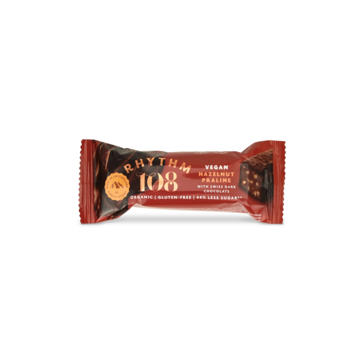 Mørk Chokolade Hasselnød Praline Bar ØKO 33g i gruppen Råvarer & Drikke / Slik & Chokolade / Chokolade og Bars hos Rawfoodshop Scandinavia AB (R108CCPQ01EU)