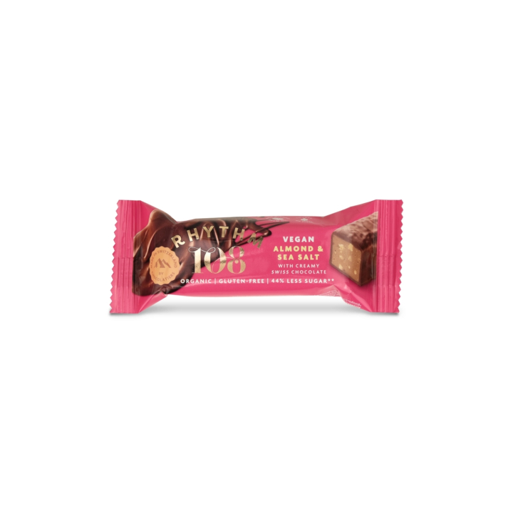 Chokolade Mandel Havsalt Bar ØKO 33g i gruppen Råvarer & Drikke / Slik & Chokolade / Chokolade og Bars hos Rawfoodshop Scandinavia AB (R108CCSA01EU)