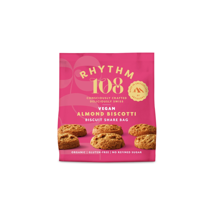 Mandel Biscotti ØKO 135g i gruppen Råvarer & Drikke / Spisekammer / Småkager & Kiks hos Rawfoodshop Scandinavia AB (R108SHBAB01EU)