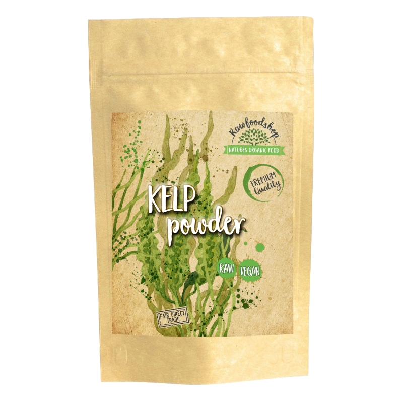 Kelppulver Vild 100g i gruppen Helse / Urter, alger & svampe / Alger & Tang hos Rawfoodshop Scandinavia AB (RALG100217E)