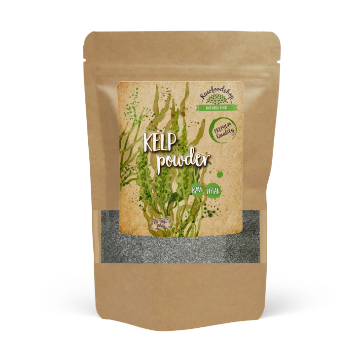 Kelppulver Vild 125g i gruppen Helse / Urter, alger & svampe / Alger & Tang hos Rawfoodshop Scandinavia AB (RALG100217E)