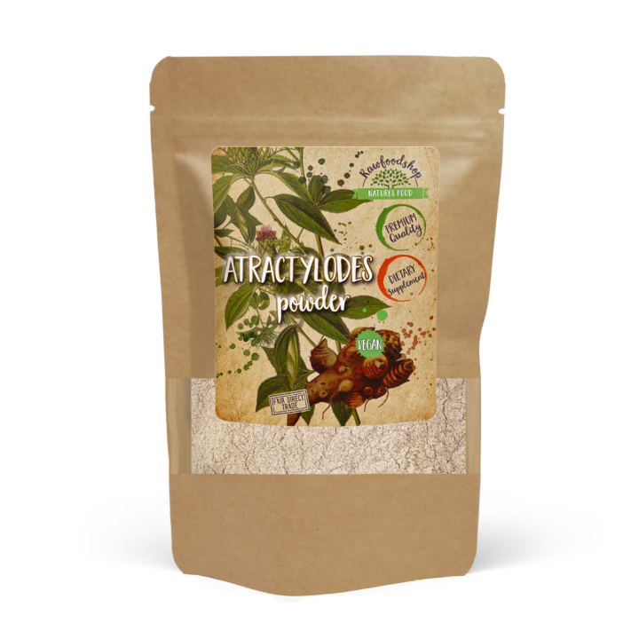 Atractylodes powder 100g i gruppen Helse / Urter, alger & svampe / Urter hos Rawfoodshop Scandinavia AB (RAW00201)