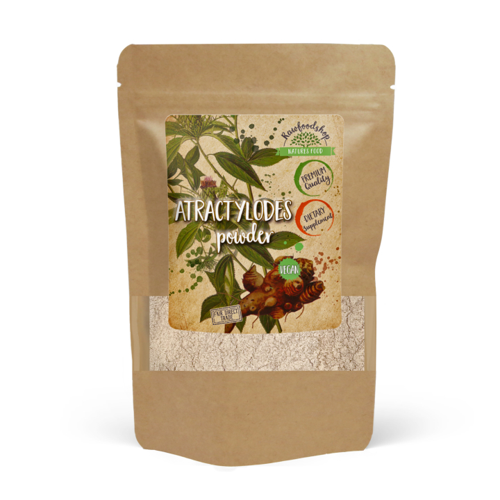 Atractylodes powder 125g i gruppen Helse / Urter, alger & svampe / Urter hos Rawfoodshop Scandinavia AB (RAW00201)