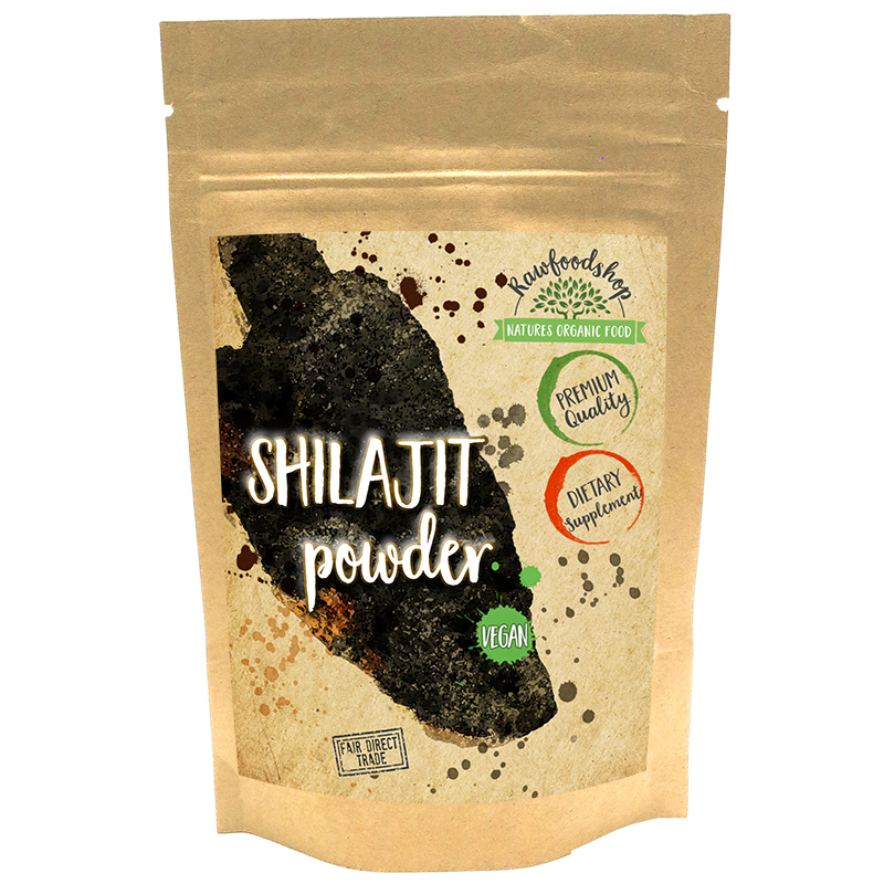 Shilajit Powder 125g i gruppen Helse / Urter, alger & svampe / Urter hos Rawfoodshop Scandinavia AB (RAW00210)