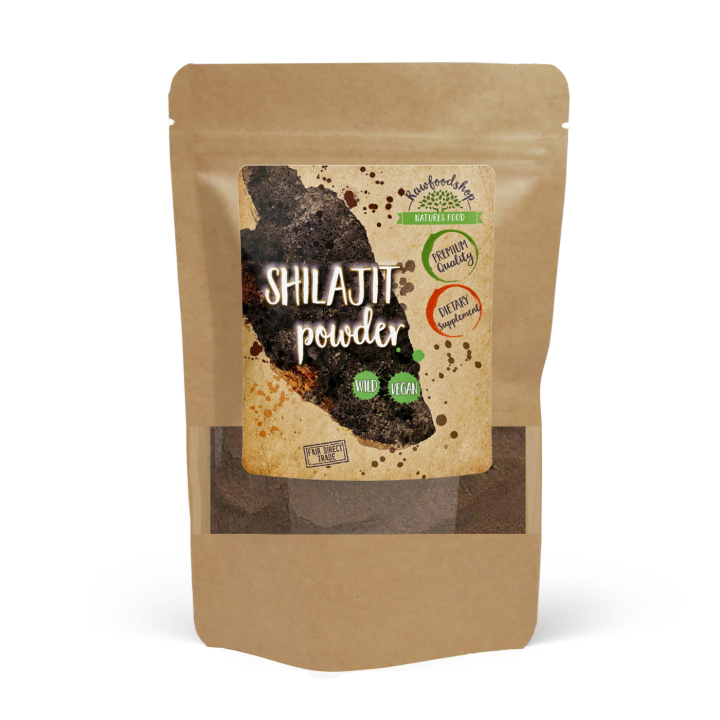 Shilajit Powder 125g i gruppen Helse / Urter, alger & svampe / Urter hos Rawfoodshop Scandinavia AB (RAW00210)