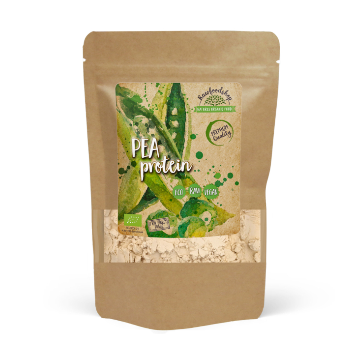 Ærteprotein ØKO 500g i gruppen Råvarer & Drikke / Helsekost / Proteinpulver hos Rawfoodshop Scandinavia AB (RAW00218)