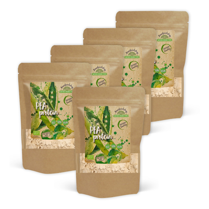 Ærteprotein ØKO 1kg x 5 pakker i gruppen Råvarer & Drikke / Helsekost / Proteinpulver hos Rawfoodshop Scandinavia AB (RAW0021811-SET5)