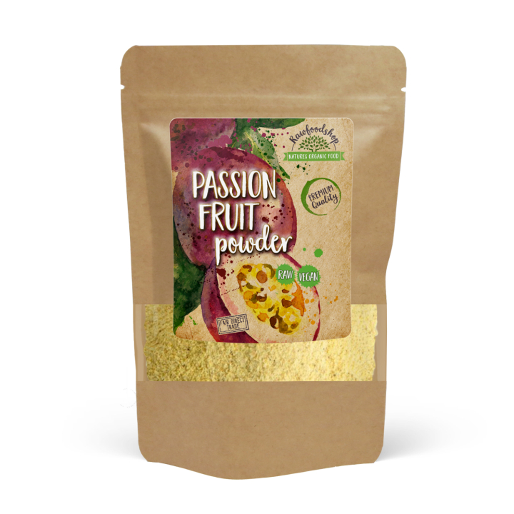 Passionsfrugt Pulver 125g i gruppen Råvarer & Drikke / Frugt & Frugtpulver / Frugtpulver hos Rawfoodshop Scandinavia AB (RAW00219)