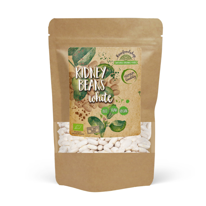 Bønner Hvide Middel ØKO 500g i gruppen Råvarer & Drikke / Spisekammer / Bælgfrugter / Bønner hos Rawfoodshop Scandinavia AB (RAW0026)