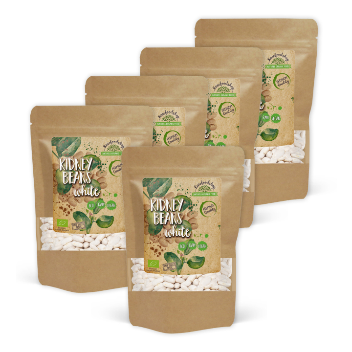 Bønner Hvide Middel ØKO 1kg x 5 pakker i gruppen Råvarer & Drikke / Spisekammer / Bælgfrugter / Bønner hos Rawfoodshop Scandinavia AB (RAW002611-SET5)