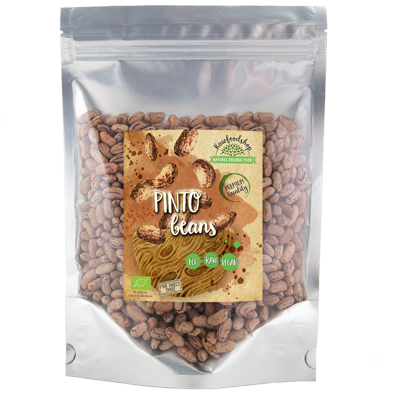 Bønner Pinto ØKO 500g i gruppen Råvarer & Drikke / Spisekammer / Bælgfrugter hos Rawfoodshop Scandinavia AB (RAW0029)