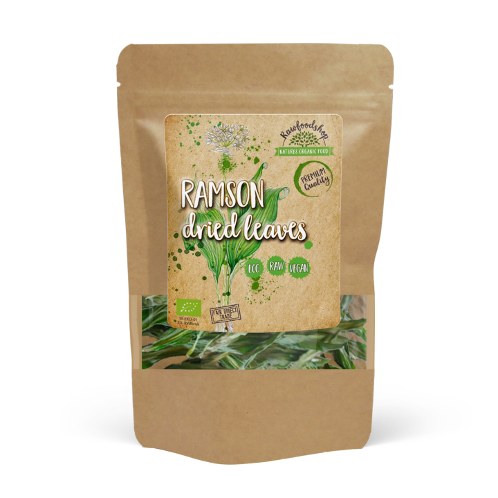 Ramsløg ØKO 50g i gruppen OUTLET 30-80% / Urter, alger og krydderier 30-50% / Superfood 30% hos Rawfoodshop Scandinavia AB (RAW027)