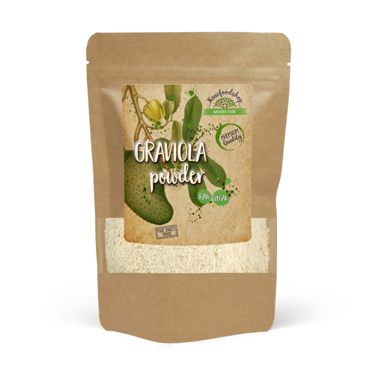 Graviola Pulver RAW 125g i gruppen Helse / Urter, alger & svampe / Urter hos Rawfoodshop Scandinavia AB (RAW053)