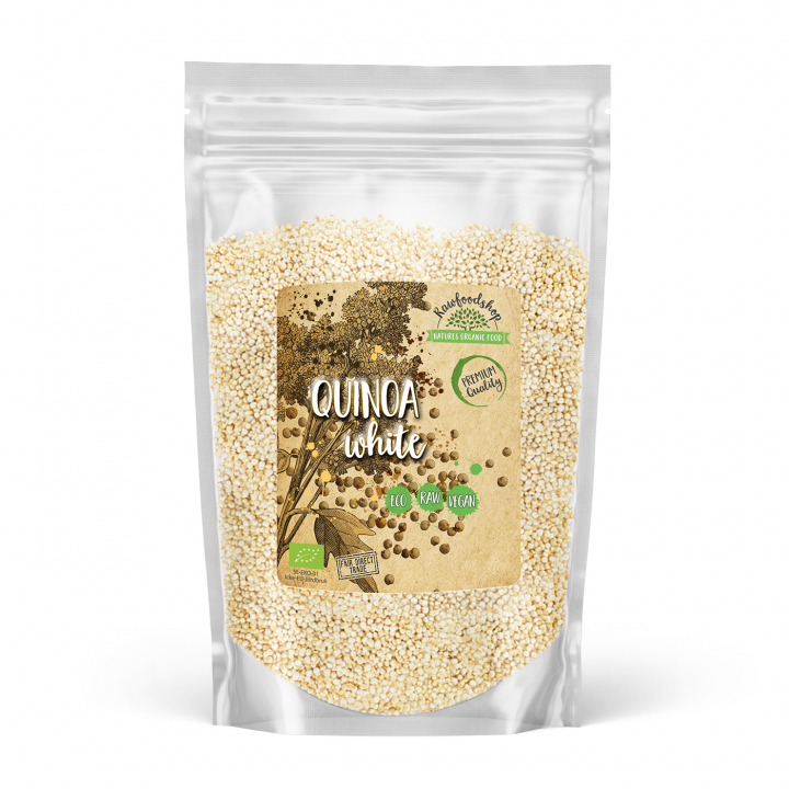 Quinoa Hvid ØKO 500g i gruppen Råvarer & Drikke / Spisekammer / Frø hos Rawfoodshop Scandinavia AB (RAW8397)