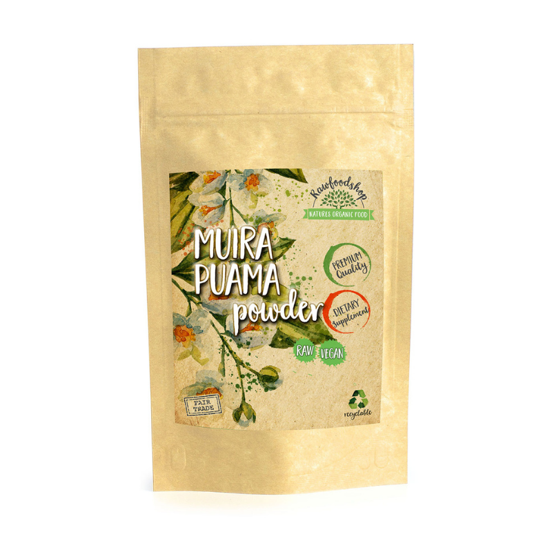 Muira Puama 100g i gruppen Naturlige kosttilskud / Superfood / Urter hos Rawfoodshop Scandinavia AB (RAW89)