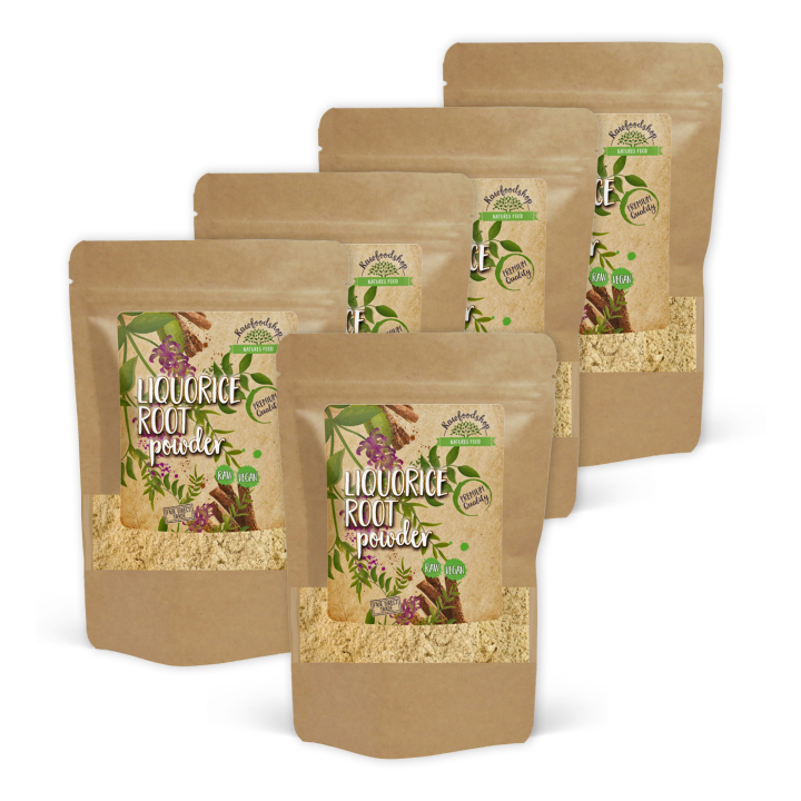 Lakridsrodspulver 125g x 5 pakker i gruppen Råvarer & Drikke / Bagning / Flere bageingredienser hos Rawfoodshop Scandinavia AB (RAW9196-SET5)