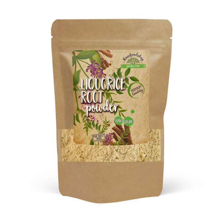 Lakridsrodspulver 125g i gruppen OUTLET 30-80% / Kolonialvarer 30-50% / Skafferivaror 30% hos Rawfoodshop Scandinavia AB (RAW9196)