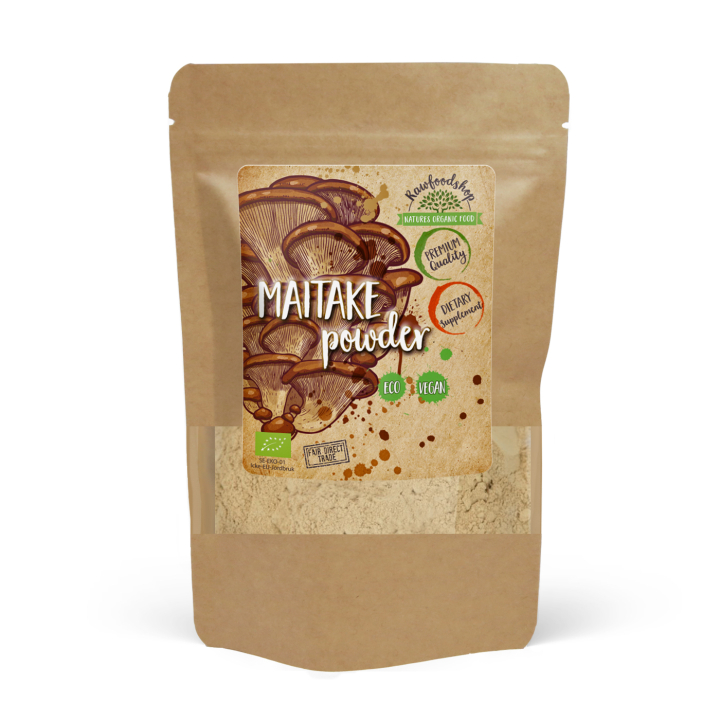 Maitake Pulver ØKO 125g i gruppen Helse / Urter, alger & svampe / Svampepulver hos Rawfoodshop Scandinavia AB (RAW9301)
