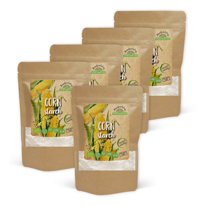 Majsstivelse ØKO 1kg x 5 pakker i gruppen Råvarer & Drikke / Bagning / Mel hos Rawfoodshop Scandinavia AB (RAW936211-SET5)