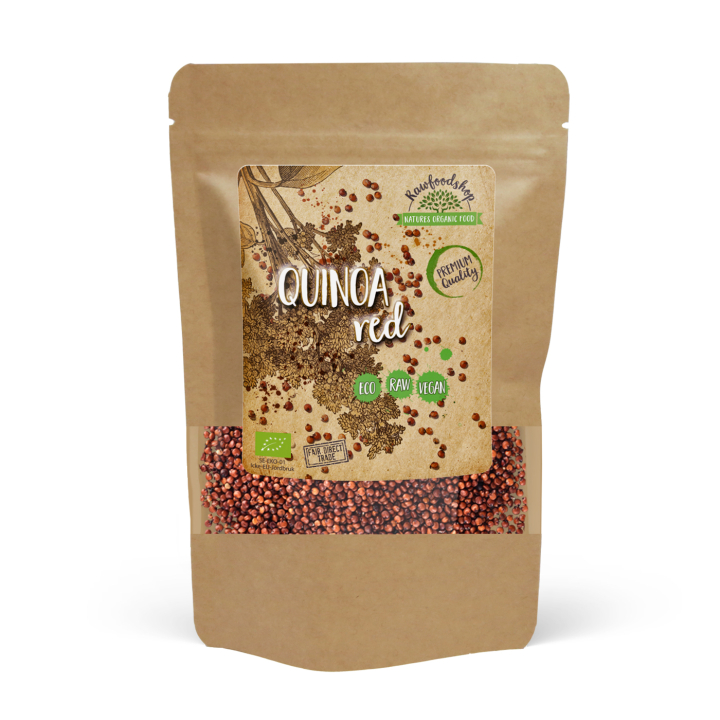 Quinoa Rød ØKO 500g i gruppen Råvarer & Drikke / Spisekammer / Frø hos Rawfoodshop Scandinavia AB (RAW9878798)