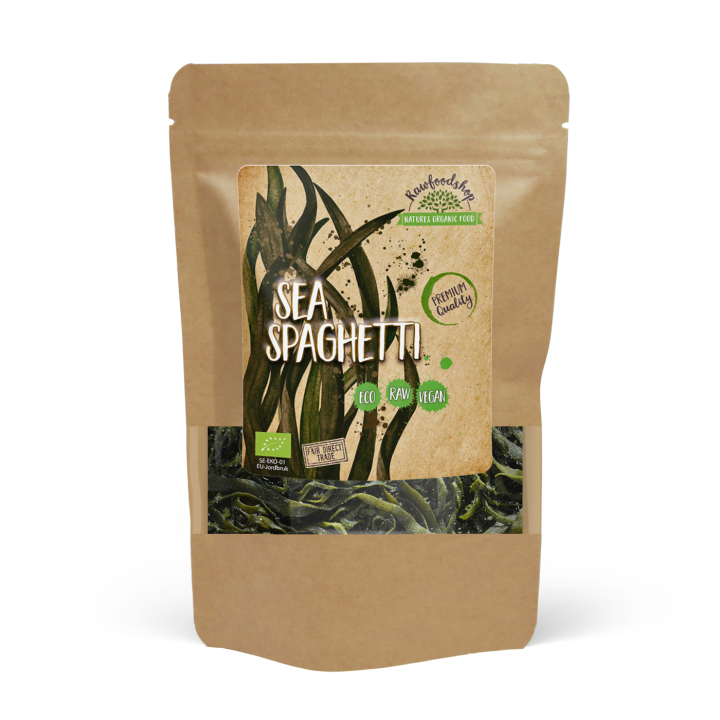 Sea Spagetti ØKO 100g i gruppen Råvarer & Drikke / Spisekammer / Pasta & Nudler hos Rawfoodshop Scandinavia AB (RAWALG001)