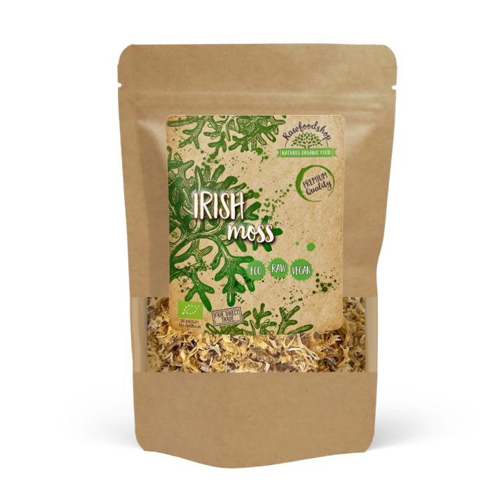 Irish Moss ØKO 125g i gruppen Helse / Urter, alger & svampe / Alger & Tang hos Rawfoodshop Scandinavia AB (RAWALG004)