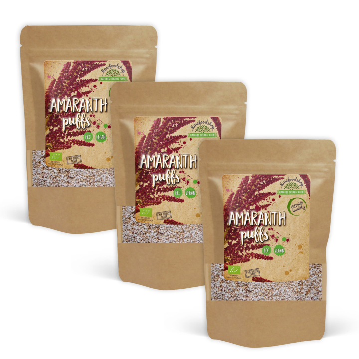 Amarant Puffet ØKO 200g x 3 pakker i gruppen Råvarer & Drikke / Bagning / Gryn & Flager hos Rawfoodshop Scandinavia AB (RAWAMA001-SET3)