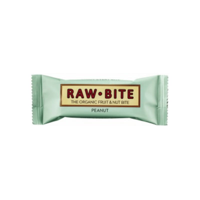 Rawbite Jordnødder ØKO 50g i gruppen Råvarer & Drikke / Slik & Chokolade / Chokolade og Bars hos Rawfoodshop Scandinavia AB (RAWBIT560950)