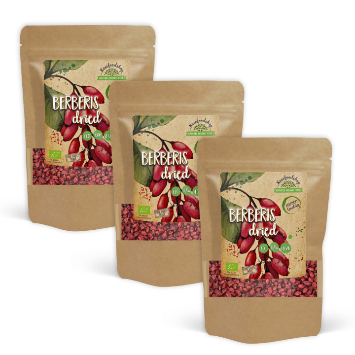 Berberis ØKO 100g x 3 pakker i gruppen Råvarer & Drikke / Frugt & Frugtpulver / Anden Frugt og Bær hos Rawfoodshop Scandinavia AB (RAWFRU0010-SET3)