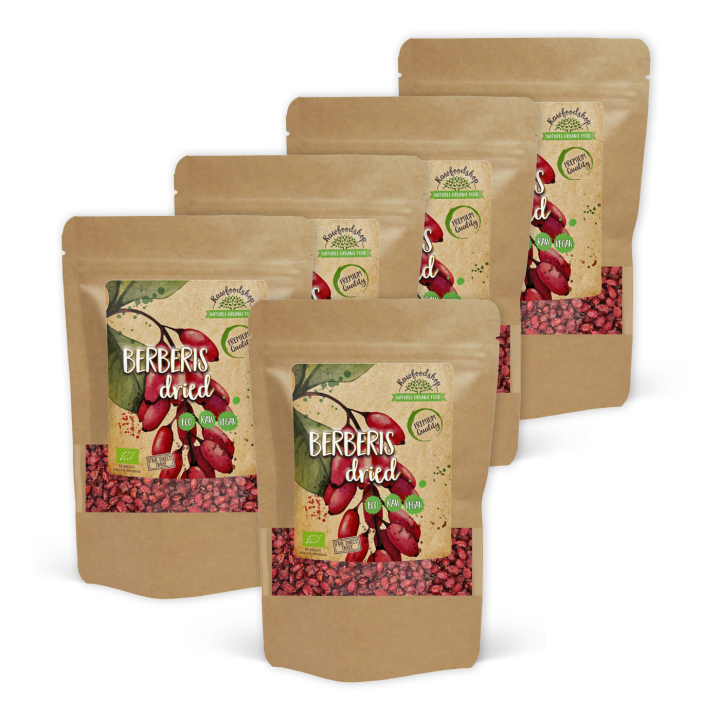 Berberis ØKO 100g x 5 pakker i gruppen Råvarer & Drikke / Frugt & Frugtpulver / Anden Frugt og Bær hos Rawfoodshop Scandinavia AB (RAWFRU0010-SET5)