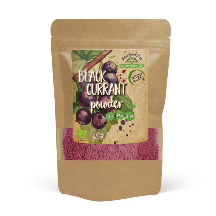 Solbær Pulver ØKO 125g i gruppen Råvarer & Drikke / Frugt & Frugtpulver / Frugtpulver hos Rawfoodshop Scandinavia AB (RAWFRUP002)