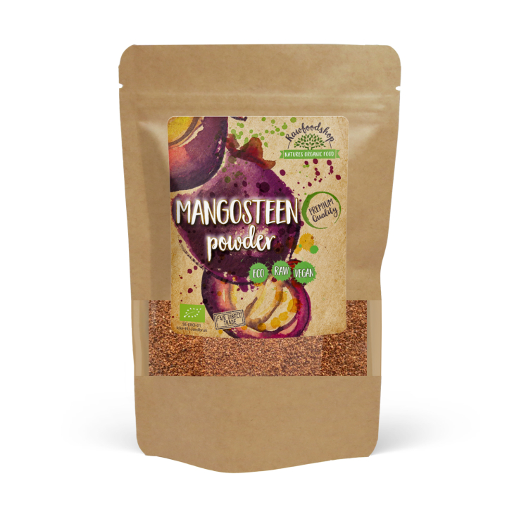 Mangostan Pulver ØKO 125g i gruppen Råvarer & Drikke / Frugt & Frugtpulver / Mango hos Rawfoodshop Scandinavia AB (RAWPFRUP003)