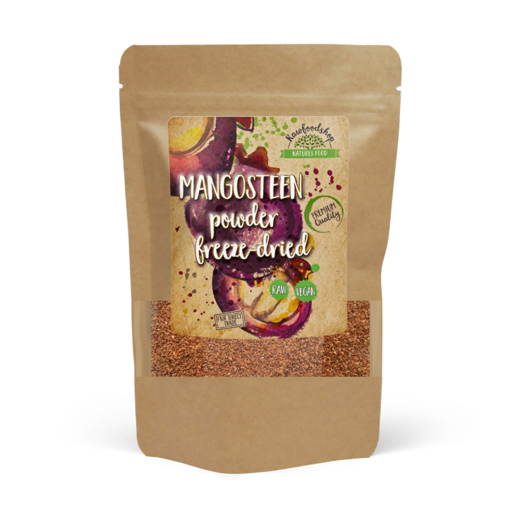Mangostanpulver Frysetørret 125g i gruppen Råvarer & Drikke / Frugt & Frugtpulver / Frugtpulver hos Rawfoodshop Scandinavia AB (RAWPFRUP003VILD)