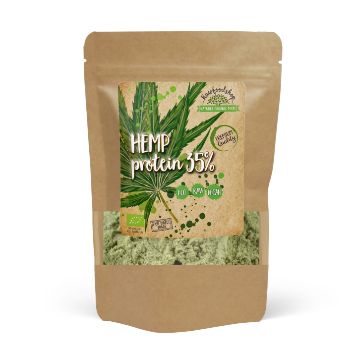Hampeprotein 35% ØKO 1kg i gruppen Helse / Proteinpulver hos Rawfoodshop Scandinavia AB (RAWPRO351)
