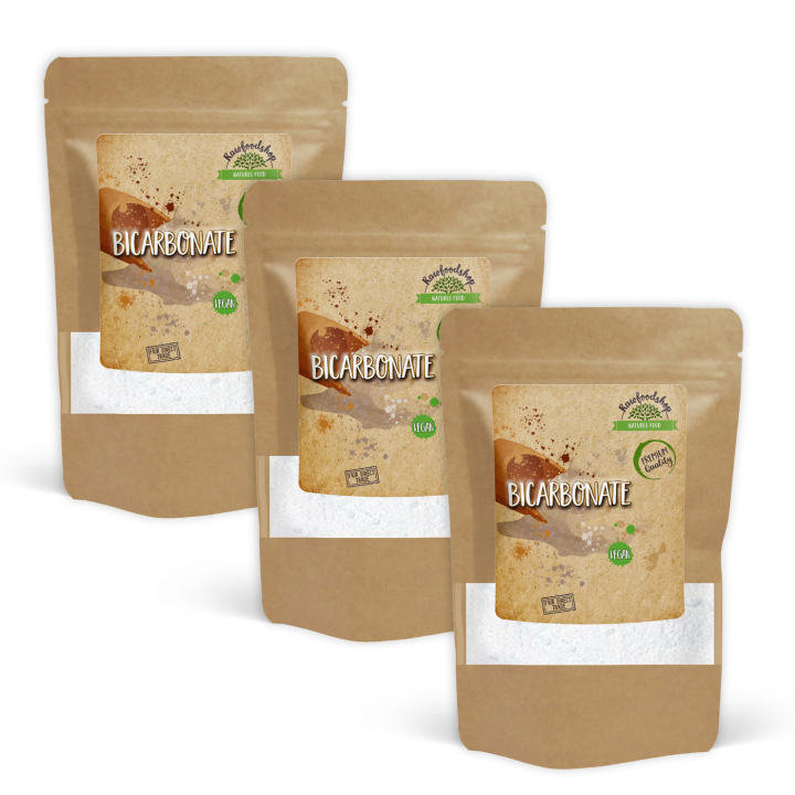 Bikarbonat 500g x 3 pakker i gruppen Råvarer & Drikke / Bagning / Flere bageingredienser hos Rawfoodshop Scandinavia AB (RAWPUL0011-SET3)