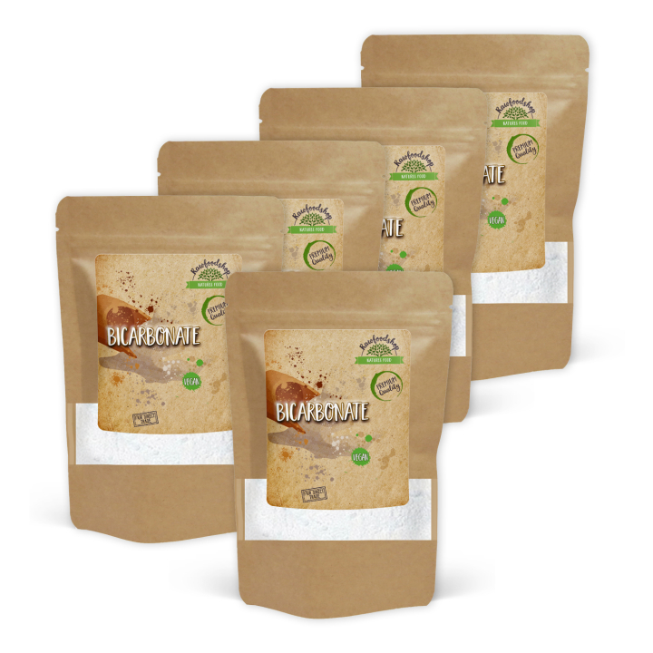 Bikarbonat 500g x 5 pakker i gruppen Råvarer & Drikke / Bagning / Flere bageingredienser hos Rawfoodshop Scandinavia AB (RAWPUL0011-SET5)