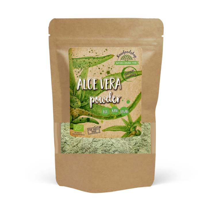 Aloe Vera ØKO 100g i gruppen Helse / Urter, alger & svampe / Greenfood hos Rawfoodshop Scandinavia AB (RAWPUL0033)