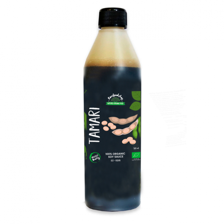 Tamari ØKO 500ml i gruppen Råvarer & Drikke / Spisekammer / Smagssætning / Soja & Saucer hos Rawfoodshop Scandinavia AB (RAWSAS001)
