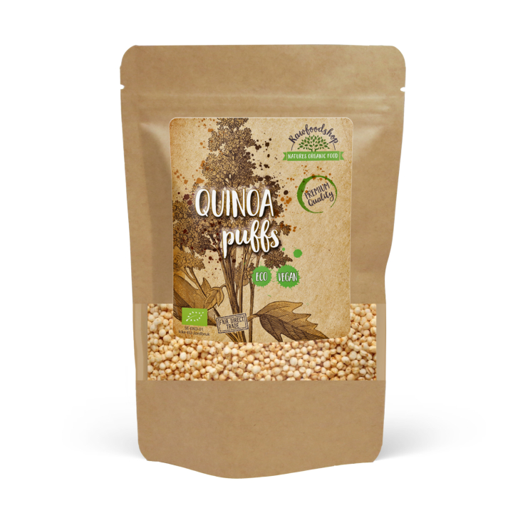 Puffet Quinoa ØKO 200g i gruppen Råvarer & Drikke / Bagning / Granola, Grød og Puffer hos Rawfoodshop Scandinavia AB (RECQUI01)