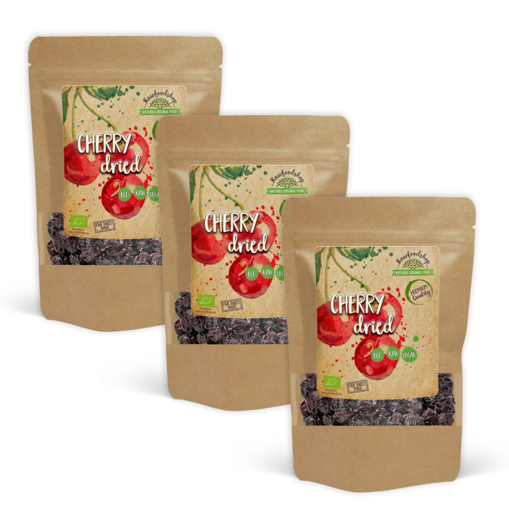 Kirsebær ØKO 250g x 3 pakker i gruppen Råvarer & Drikke / Frugt & Frugtpulver / Anden Frugt og Bær hos Rawfoodshop Scandinavia AB (RFRU200371E-SET3)