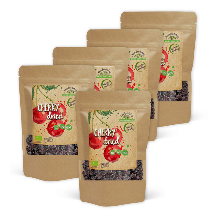 Kirsebær ØKO 250g x 5 pakker i gruppen Råvarer & Drikke / Frugt & Frugtpulver / Anden Frugt og Bær hos Rawfoodshop Scandinavia AB (RFRU200371E-SET5)