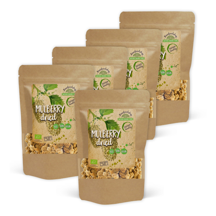 Morbær ØKO 500g x 5 pakker i gruppen Råvarer & Drikke / Frugt & Frugtpulver / Morbær hos Rawfoodshop Scandinavia AB (RFRU500379E-SET5)