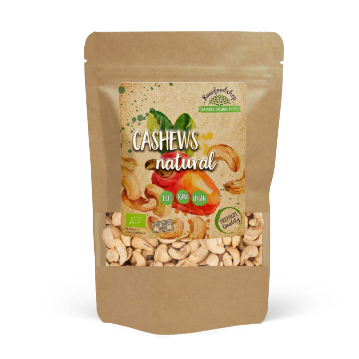 Cashewnødder Premium RAW ØKO 1kg i gruppen Råvarer & Drikke / Nødder / Cashewnødder hos Rawfoodshop Scandinavia AB (RNOT10002058E)